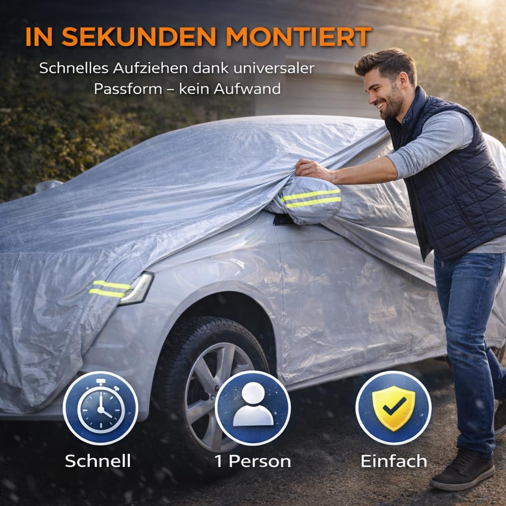 Telo di protezione impermeabile per SUV per la protezione e copertura di auto, autovetture - Autoplane in taglia unica (1x SUV (490x190x180cm))