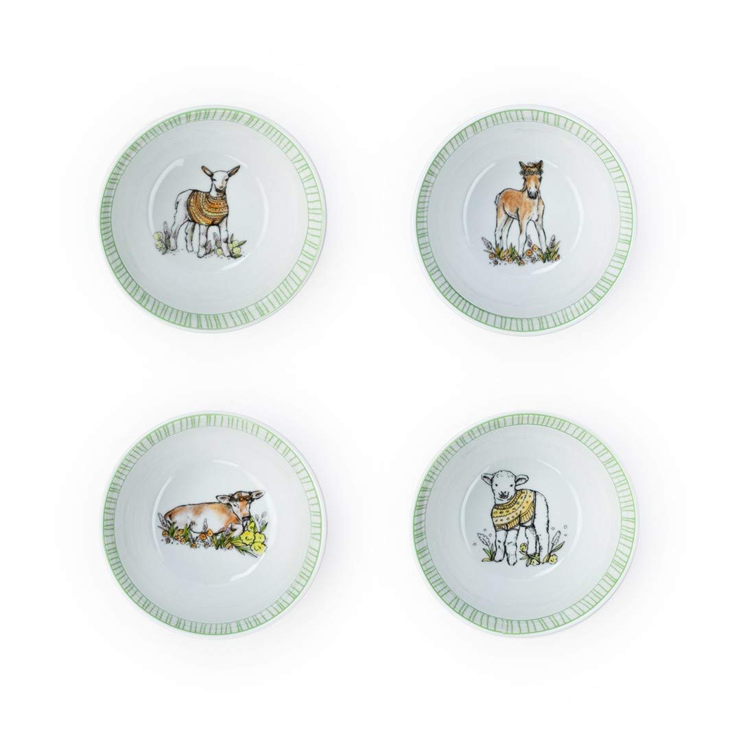Everything Kitchens Baby Barnyard Animals Colección vajilla