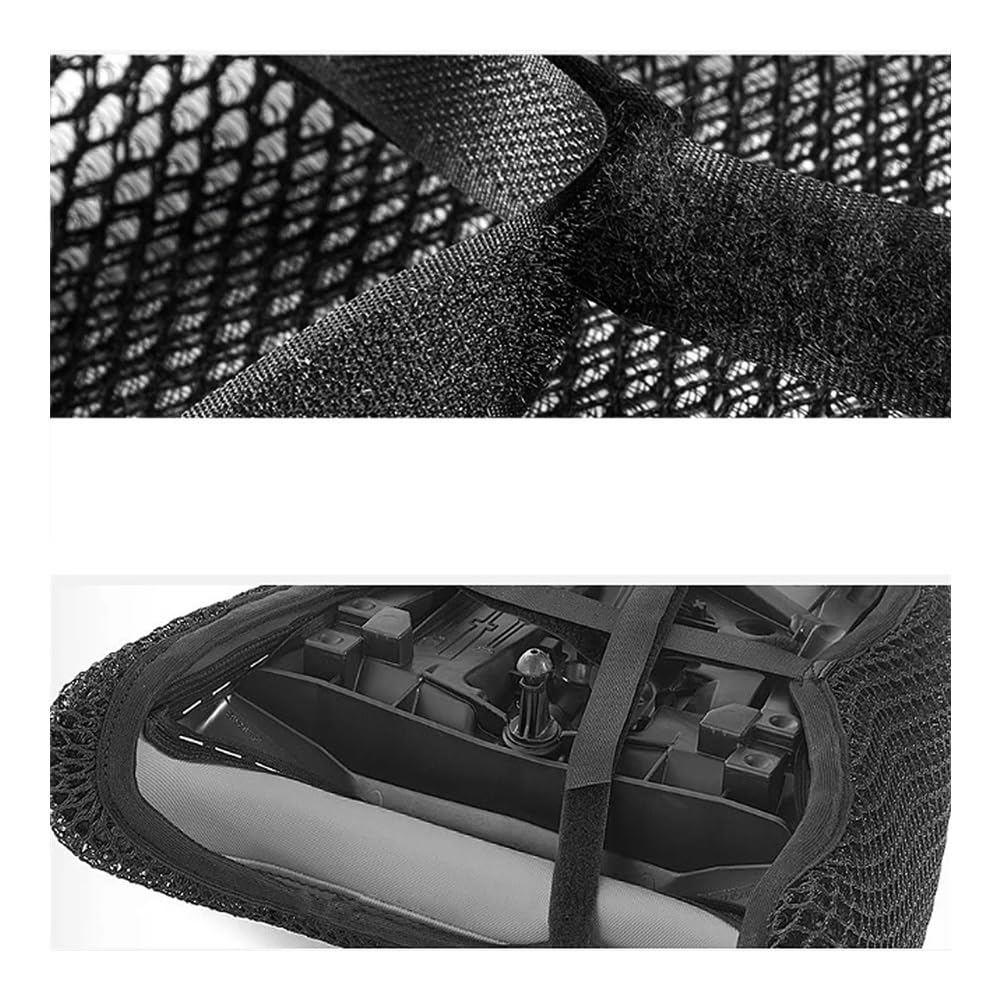 Funda Asiento Moto Impermeable Funda De Asiento De Malla 3D Delantera Y Trasera De Motocicleta, Cojín De Asiento con Aislamiento Térmico para Ya&maha Tracer 9GT 900 GT