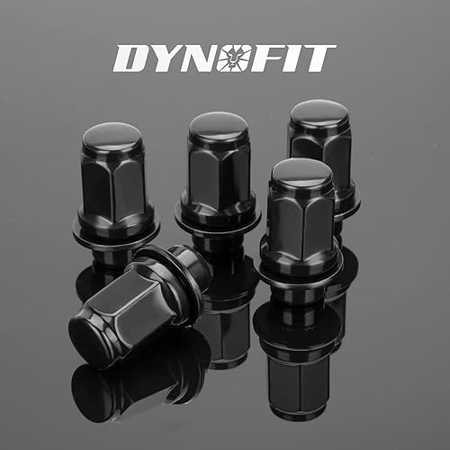 Miniatura 7 de Dynofit Tuercas de llanta M12x1.5 compatibles con Toyota Tacoma 4 Runner FJ Cruiser Lexus GX460 GX470, 13/16 0.827 in Hex 1.87 pulgadas OEM Tuercas