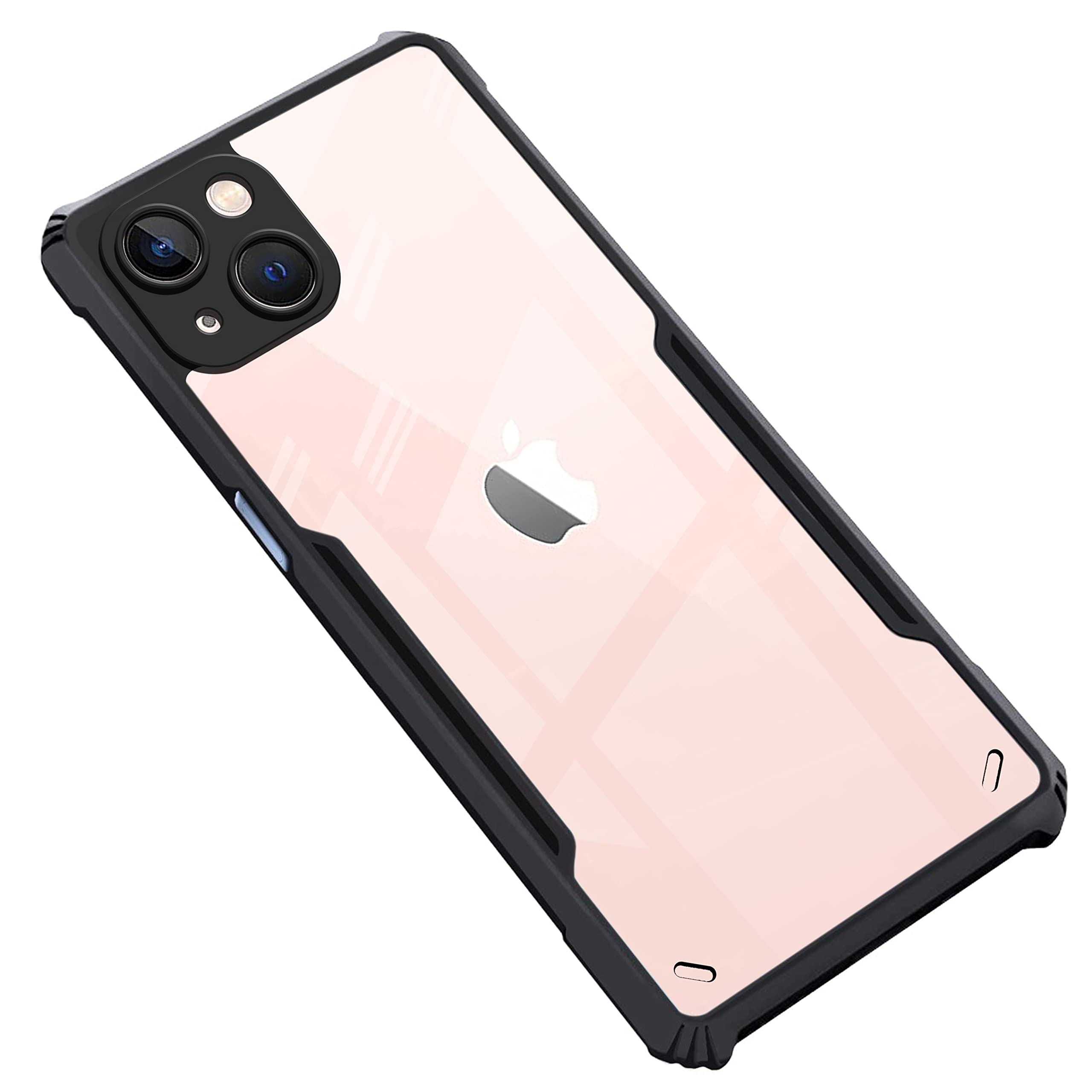Amazon Brand - Solimo Back Case Cover for iPhone 13 | Compatible for iPhone 13 Back Case Cover | Clear Case for iPhone 13 with Camera Protection | (TPU + PC | Matte Black) (B0BFWJPSDP) Amazon Price History, Amazon Price Tracker