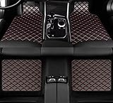 MATERIALE MULTISTRATO DI ALTA QUALITÀ: Realizzati in pelle di alta qualità con struttura composita a 5 strati, inclusa spugna ad alta elasticità e fondo antiscivolo. Questi tappetini auto universali pelle lusso garantiscono comfort e massima resistenza nel tempo.