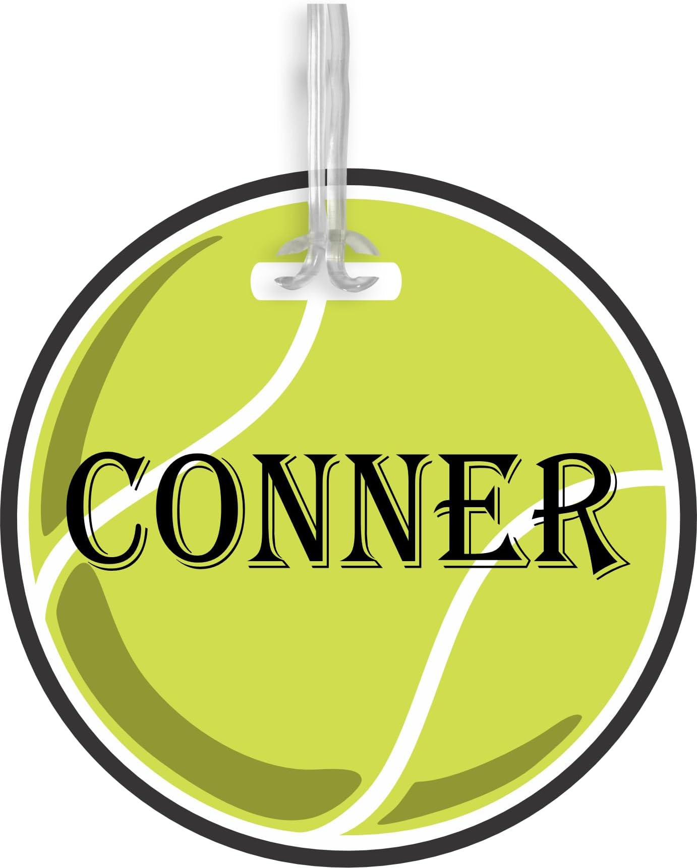 Tennis Gifts for Boy Girl, Personalized Backpack Name Tag for Bag, Players Luggage ID for Suitcase, Birthday Present