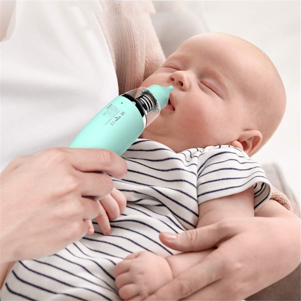 Elettrico Aspiratore Nasale, Aspiratore Nasale Newborn USB Naso Ricaricabile Cleaner, Clear Stuffy Noses Velocemente E Delicatamente, per Neonati Neonati E nei Bambini