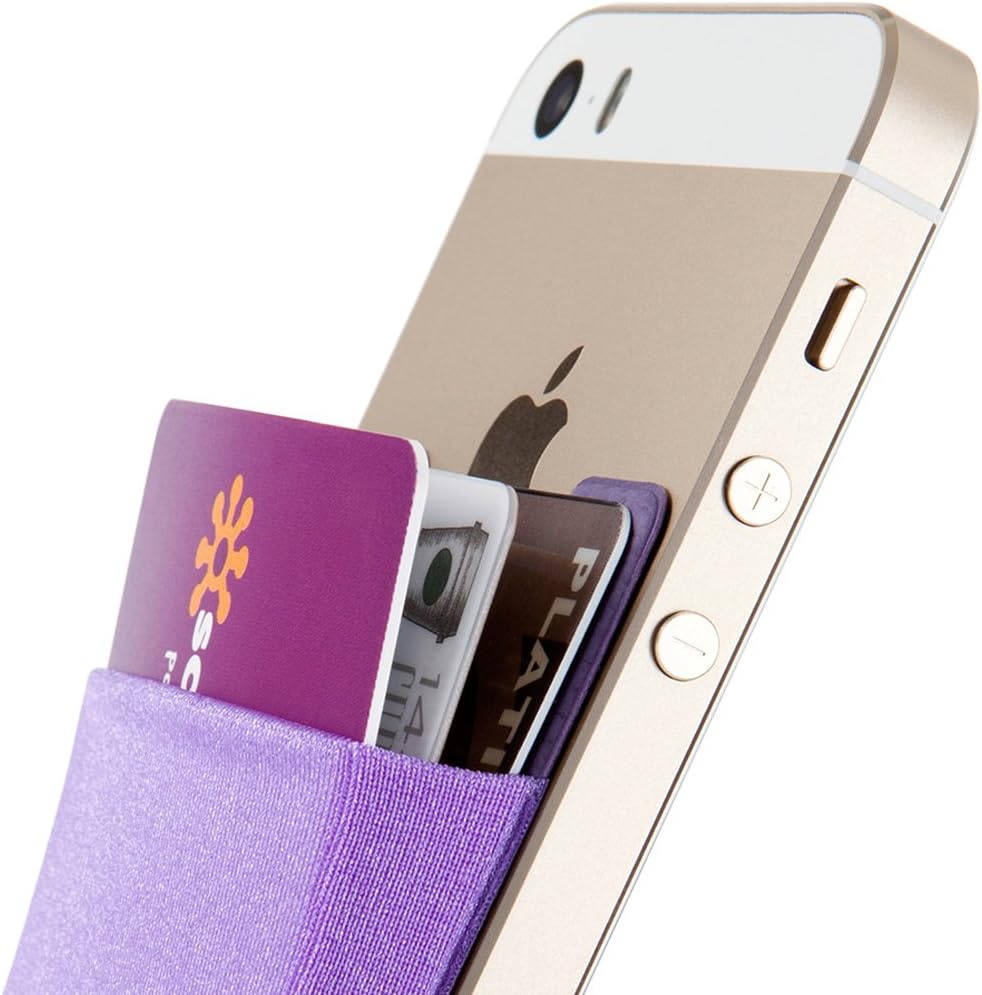 Sinjimoru Card Holder, Stickon Wallet Functioning as iPhone Wallet