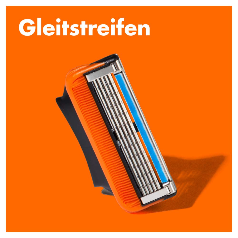 Gillette Fusion 5 cuchillas de afeitar, 12 cuchillas de repuesto para maquinilla de afeitar húmeda para hombre con 5 hojas