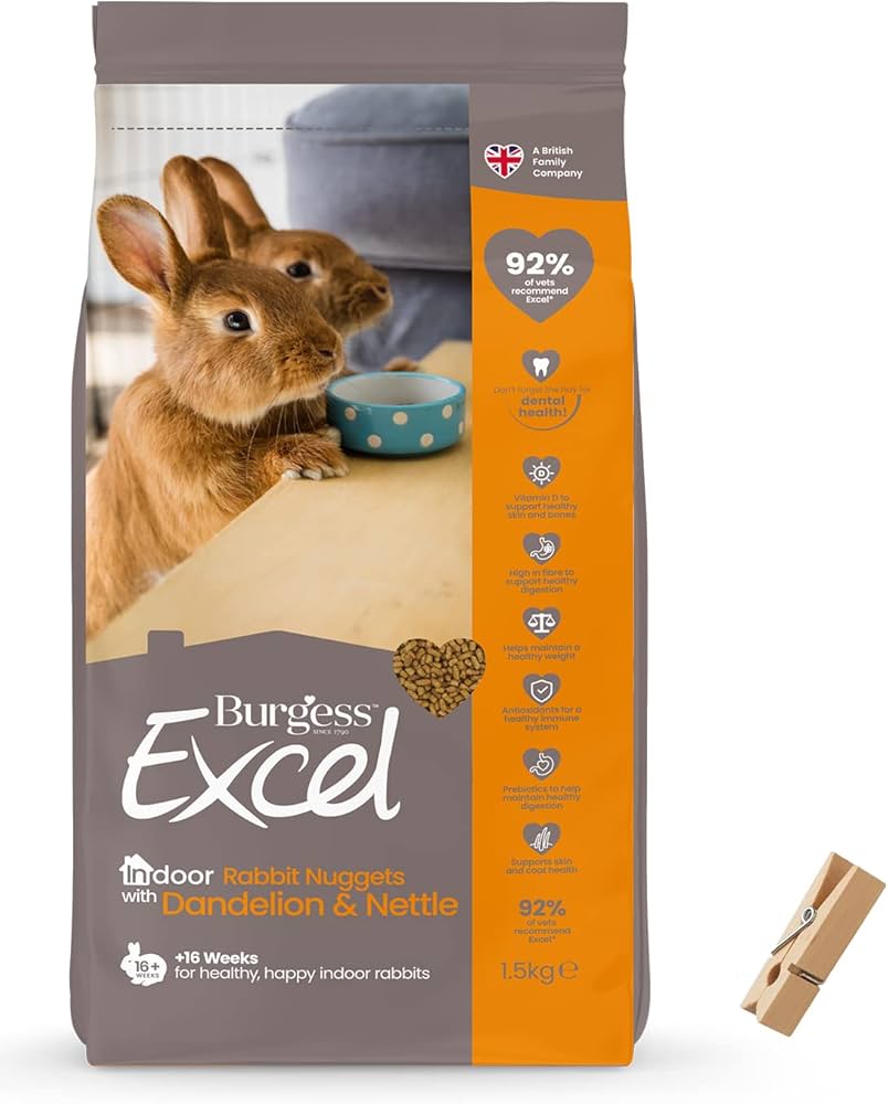 Amazon | Burgess バージェス うさぎ ペレット 1500g ラビットフード