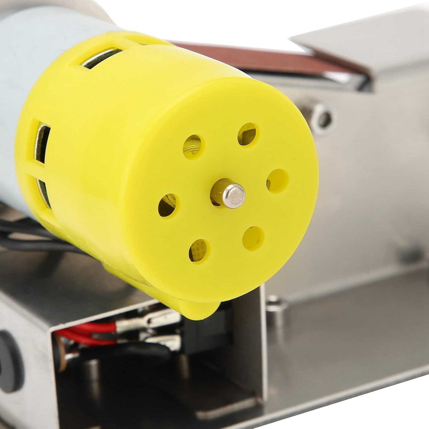 Mini Belt Sander Electric Polishing Sanding Machine Sharpener Grinder for Woodworking (US Plug 895(200W))