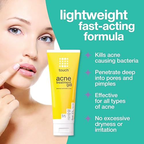 Miniatura 4 de TOUCH Lavado facial de ácido glicólico, gel de tratamiento para el acné y protector solar hidratante antienvejecimiento SPF 30