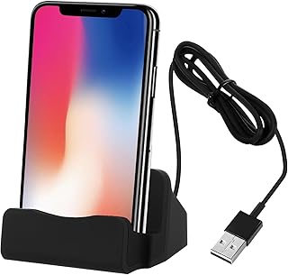 Station de Charge USB C, Chargeur de Station d'accueil de Type C, Station d'accueil Dockingstation pour Smartphone Compatible,Peut Supporter Support de Chargeur de Bureau téléphone Portable