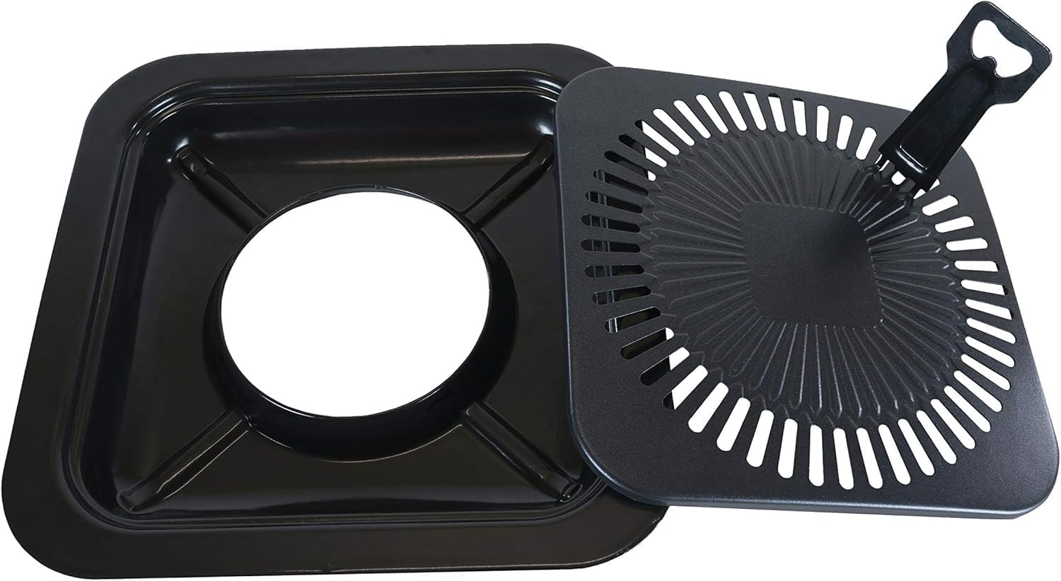 CanCooker Camping Cookware | Butane Stove with Portable Grill Top Conversion, Steam Cooker, Pot Rack, Handle Cover