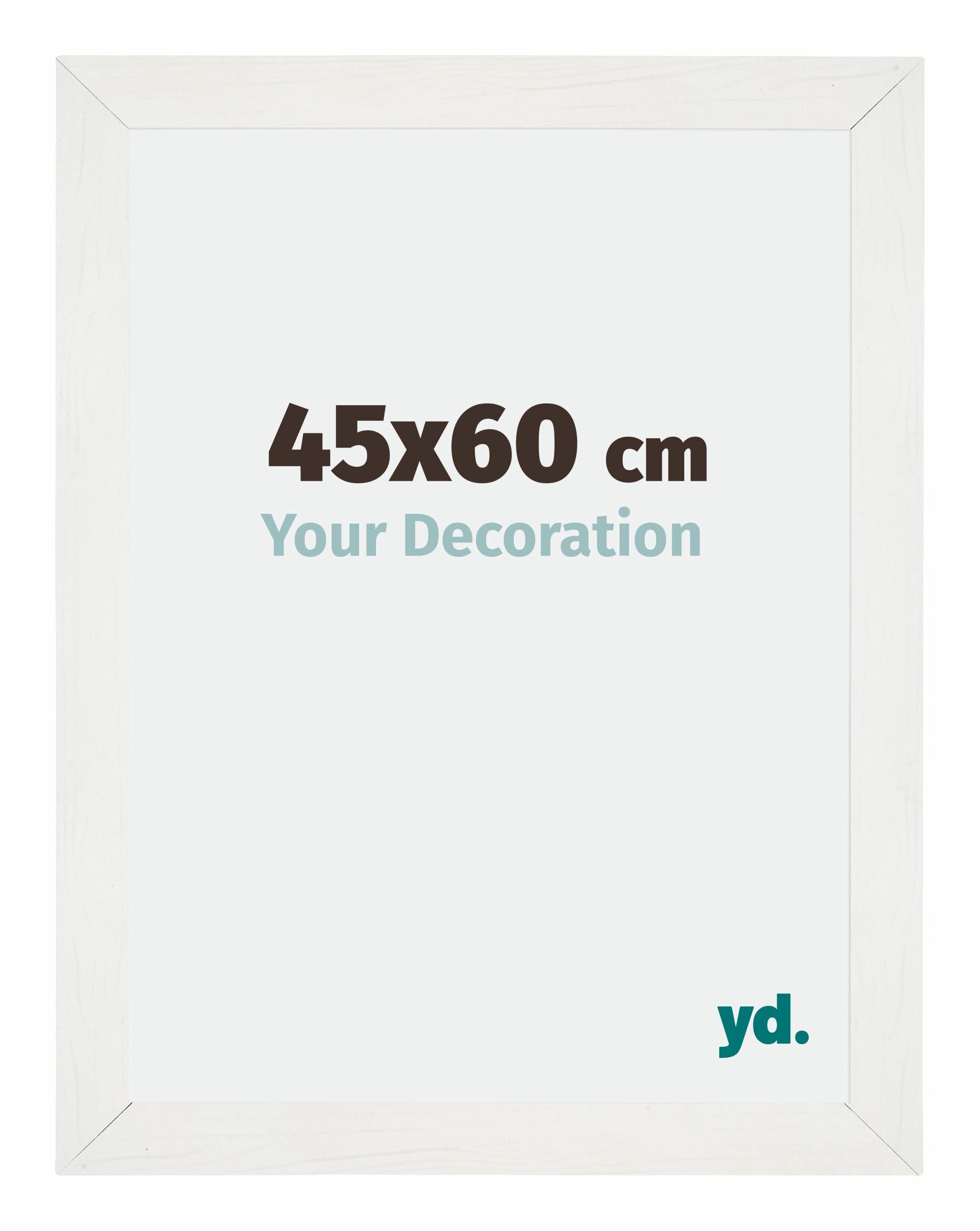 Your Decoration - Puzzle frame 45x60 - White Swept - Puzzle frame 500-1000 Pieces - MDF Photoframe - Mura