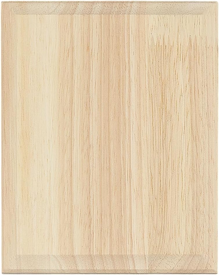 Amazon.com: FINGERINSPIRE Unfinished Rubber Wood Rectangular Craft ...