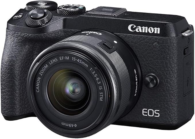 Canon EOS M6 Mark II (negro) con EF-M 15-45mm y EVF Kit miniatura 2