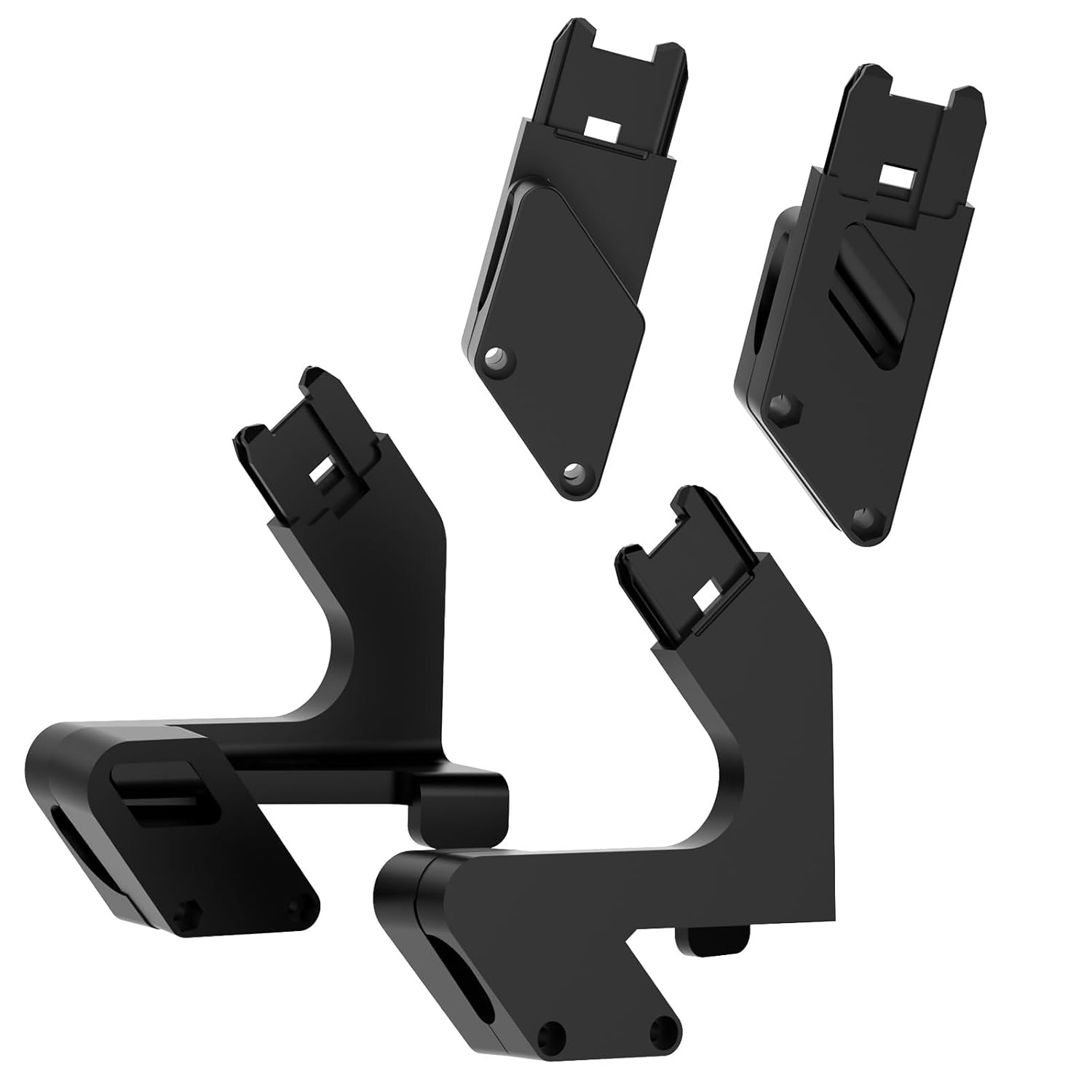 Upper Bassinet Conversion for UPPAbaby Vista V2/V3 - Secure Bolt-On Brackets to Place Up Top, Rumble Seat Below