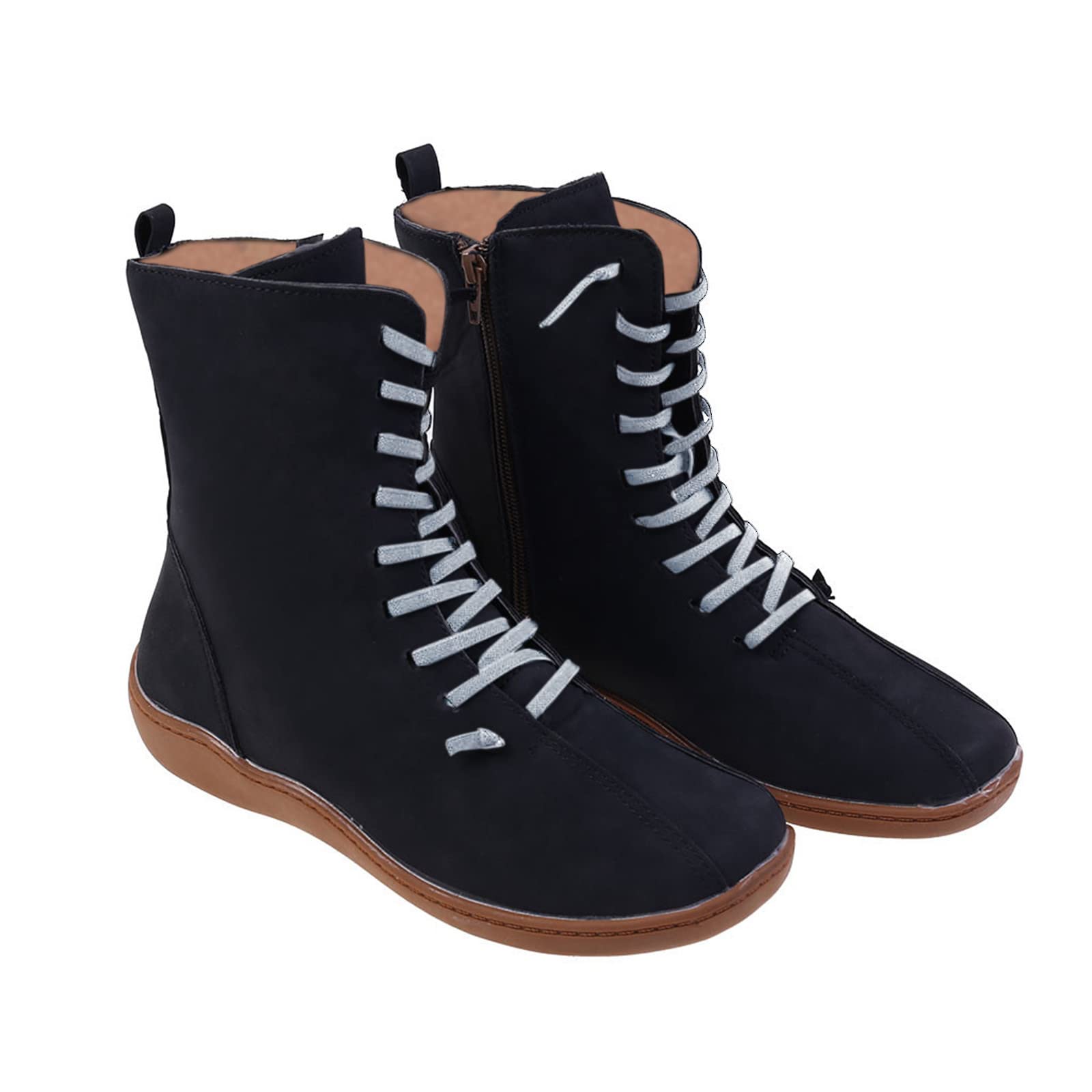 Bottine Femme Bottes Western Equitation Bottines Medieval Disco Boots Cheval Cuissarde Hiver Talon Santiag Vintage Fantaisie Classique Cowgirl Chaussure