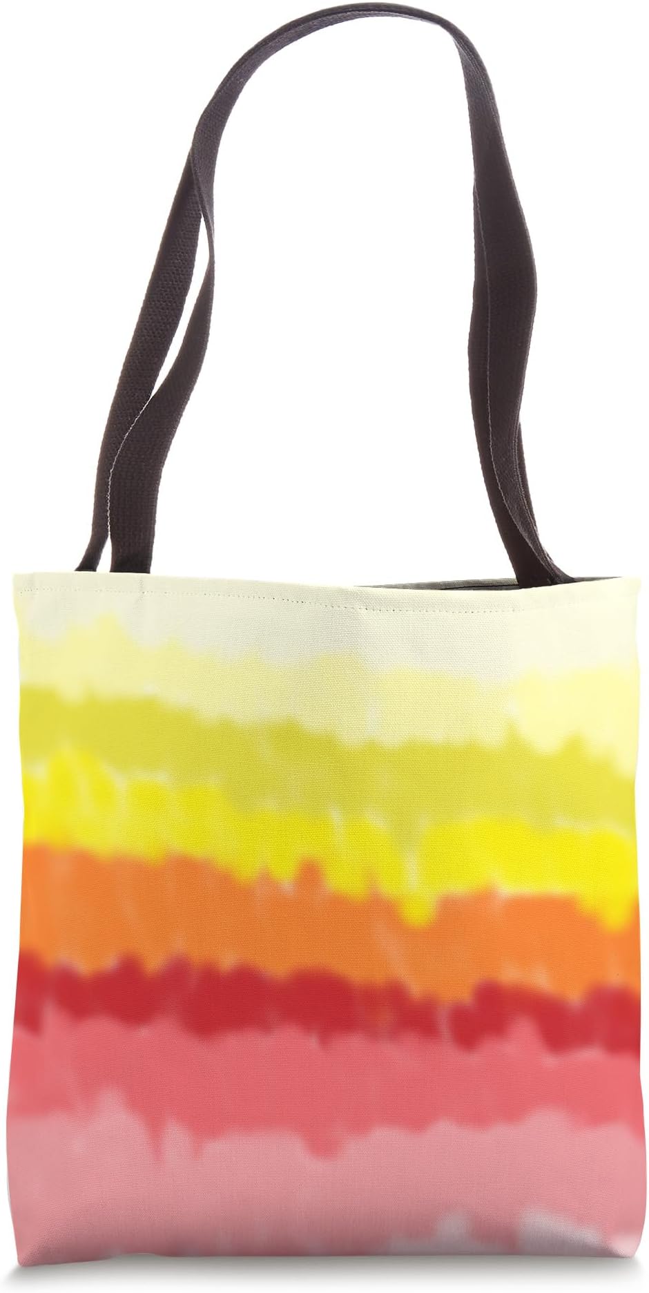 Golden Desert Sunset Wavy Abstract Tote Bag
