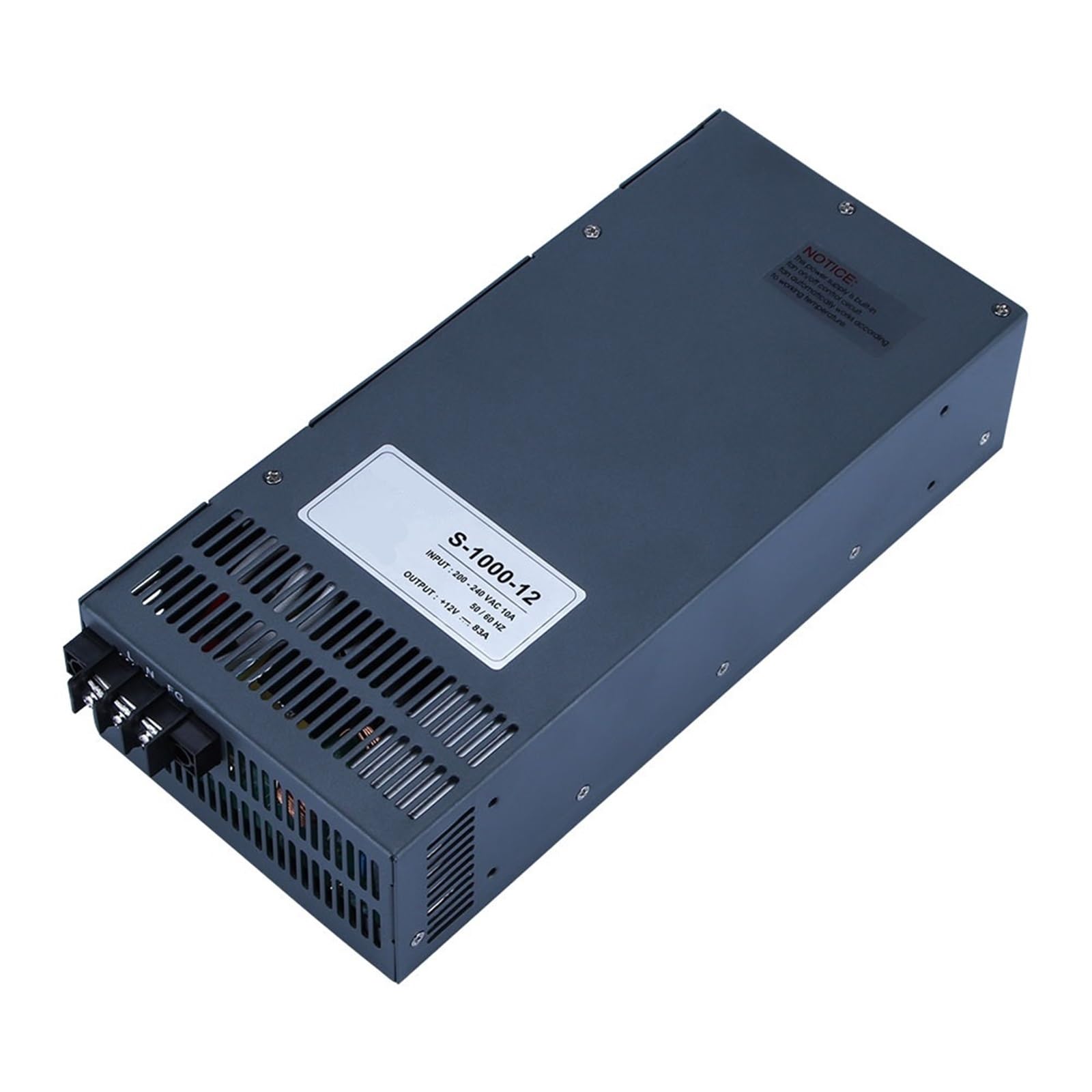 S-1000-12 1000W 12V 83.3A Streaming Device Power Switching Supply Dc 1Pcs