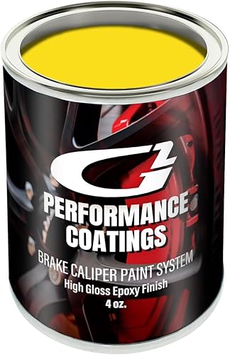 Miniatura 8 de G2 Sistema de juego de pintura para pinzas de freno de alta temperatura amarillo G2161