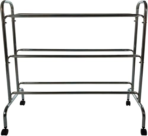 Miniatura 2 de Champion Sports Carrito de almacenamiento de baloncesto con marco cromado, varios estilos