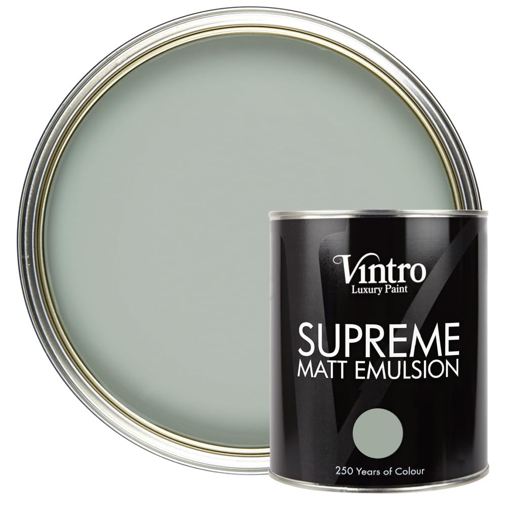 Vintro Paint Duck Egg Matt Emulsion Interior Paint 1L