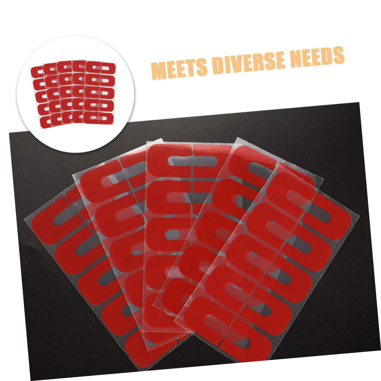 50pcs Nail Protector Stickers for Manicures Shaped Spill Decals Disposable Nail Guards for Gel Polish Tool