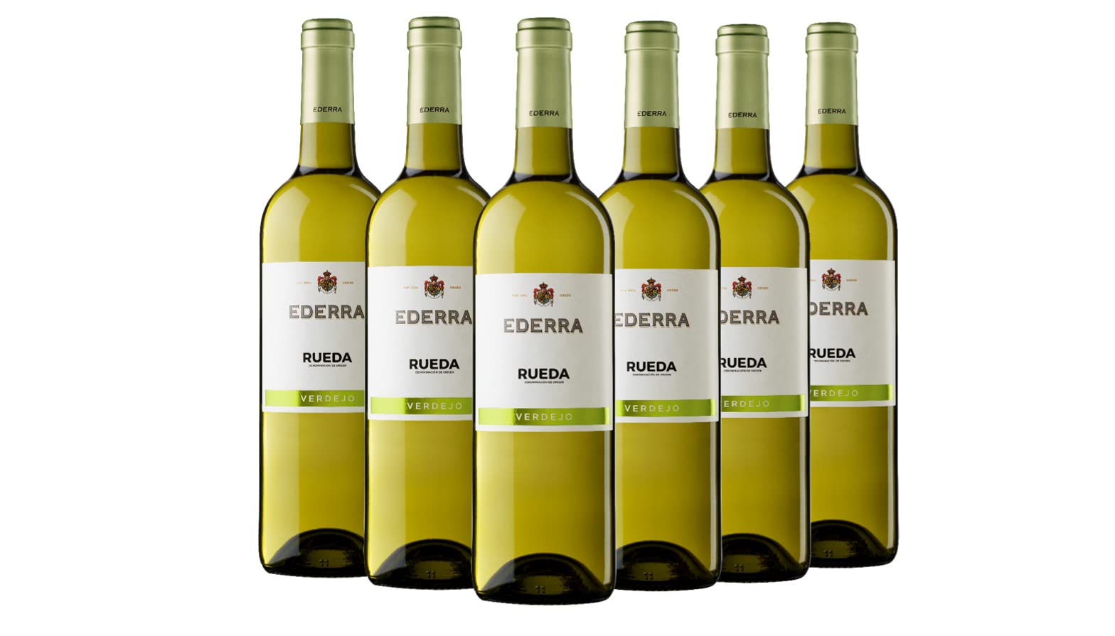 EDERRA Vino blanco 100% Verdejo, DO Rueda - Caja de 6 botellas 75cl