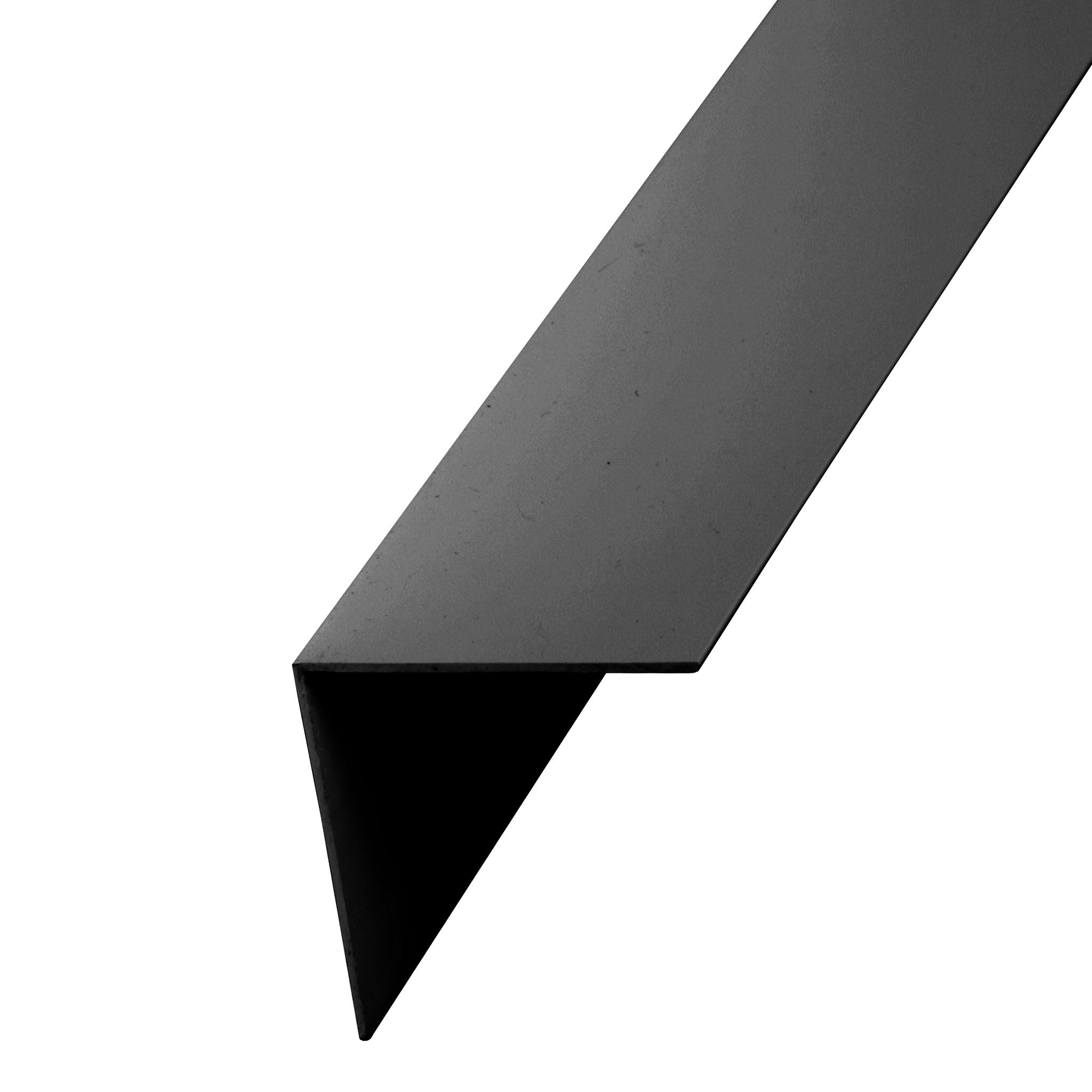 PVC Corner Trim, 90 Degree Angle, Black, 100mm x 100mm x 1metre