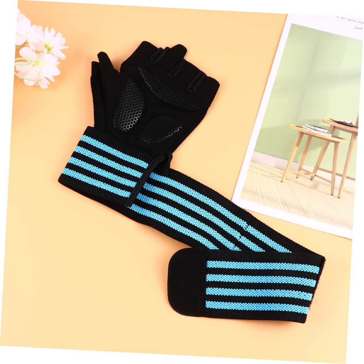 YARNOW Lot De 3 Paires De D'haltérophilie De Sport pour Entraînement en Plein Air Protège-Poignets Paume Robuste Confortable Entraînement De Poussée Taille L