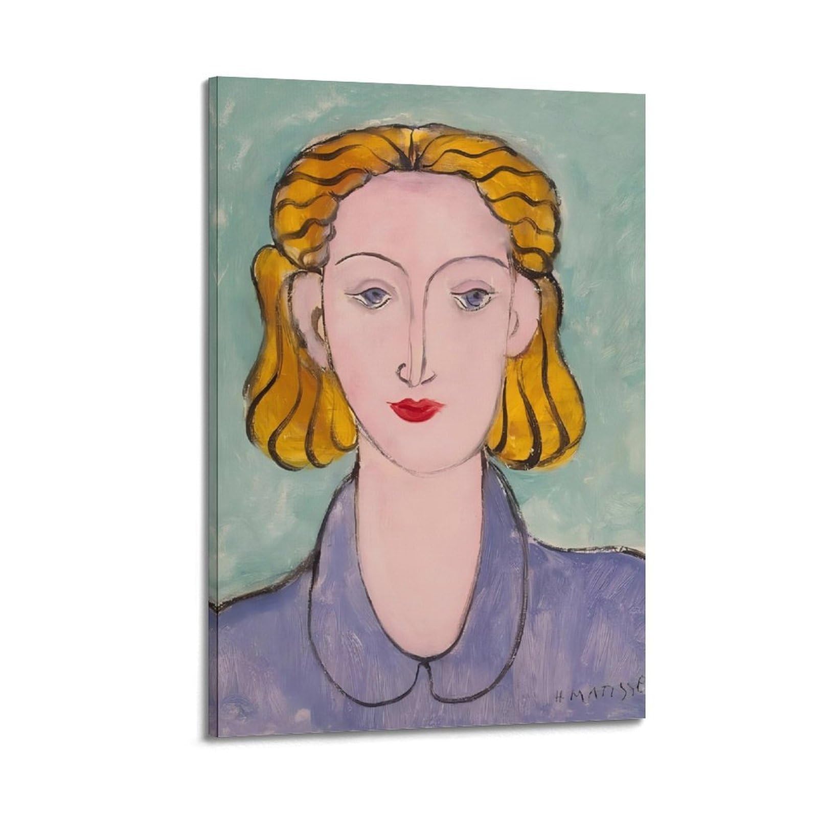 JoenTdrn Henri Matisse Aesthetic Canvas Wall Art Print Home Decor for Bedroom Living Room16x24inch(40x60cm) Frame-style