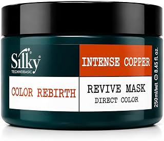 Intense Copper Revive Mask - Color Depositing & Vegan Friendly Hair Mask | Semi-Permanent Hair Color Mask with Hydrating & Restoring Action for Dry Hair - 250ml/8.45oz