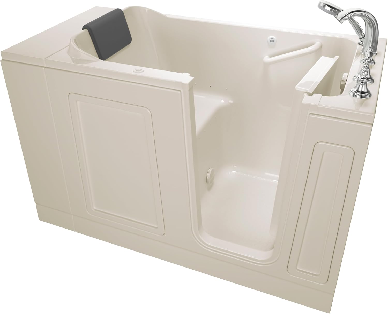 American Standard 3051.119.ARL Acrylic Luxury Series 30" x 51" Walk-In Bathtub with Air Spa system, Linen