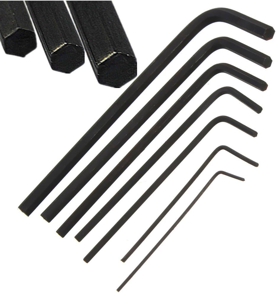 Lelinta 7 Piece Mini Micro Hexagon Hex Allen Key Set Wrench Screwdriver Tool Kit