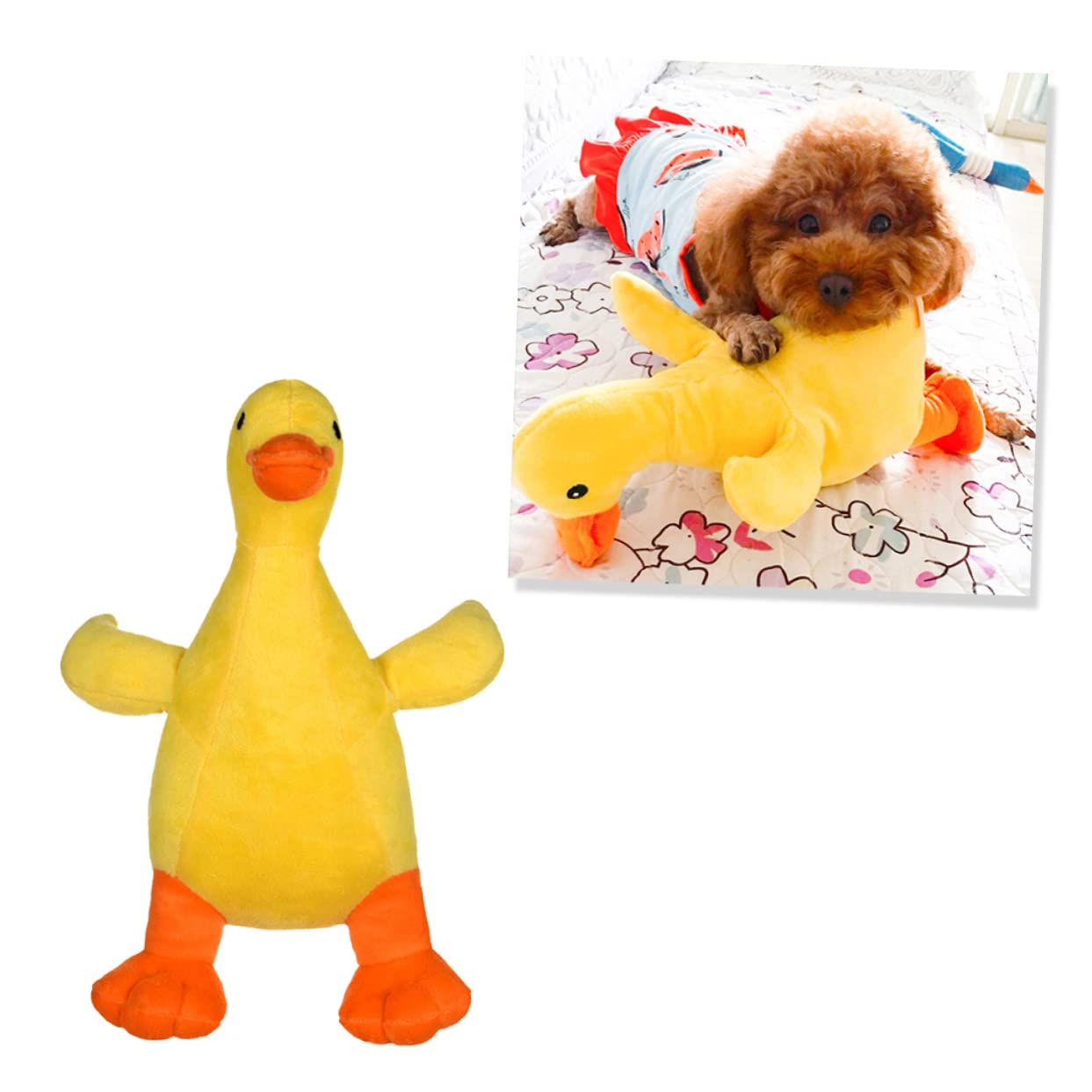 Kisangel 2 Piezas Juguetes para Perros Juguetes de Animales Juguetes interactivos para Perros Juguetes de Peluche muñecos Juguetes para Mascotas Juguetes para Cachorros Peludo Almohada stas