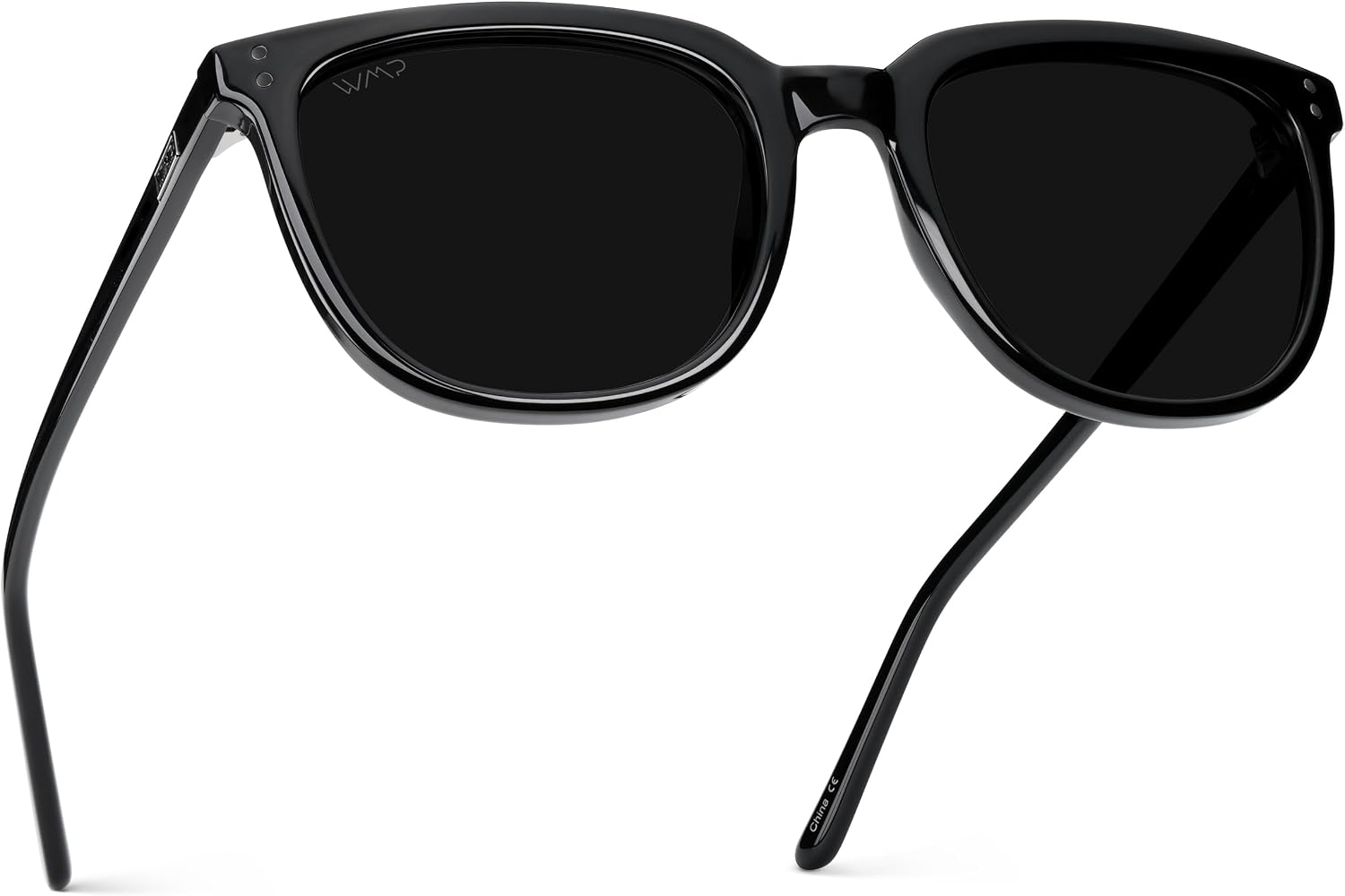WearMe Pro Abner Men's Polarized Sunglasses, Retro Flat Square Style, UV400