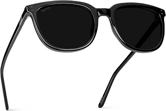 WearMe Pro Polarized Classic Retro Flat Square Unisex Sunglasses