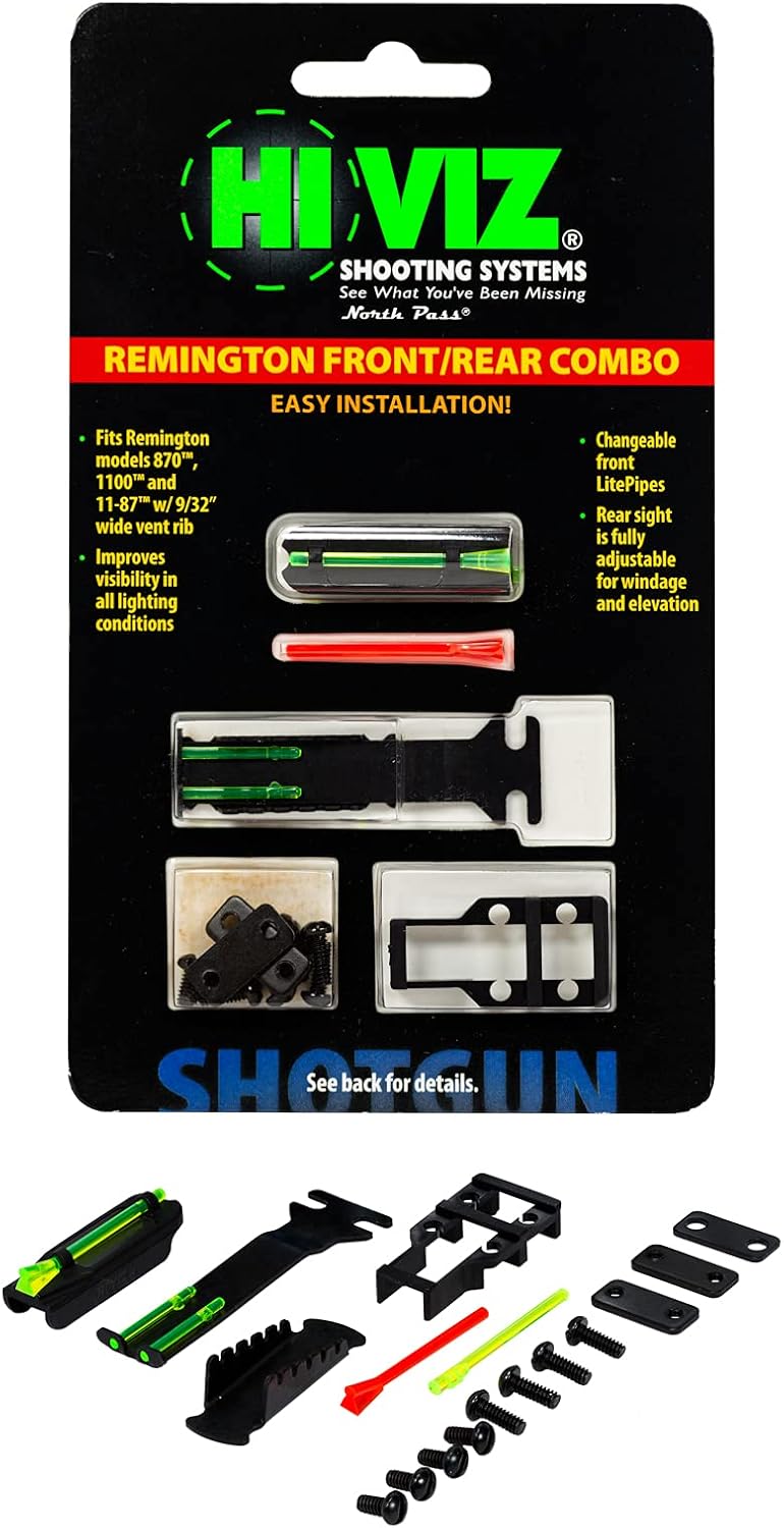 HIVIZ Remington ETA Front and Rear Sight Set : Sports & Outdoors