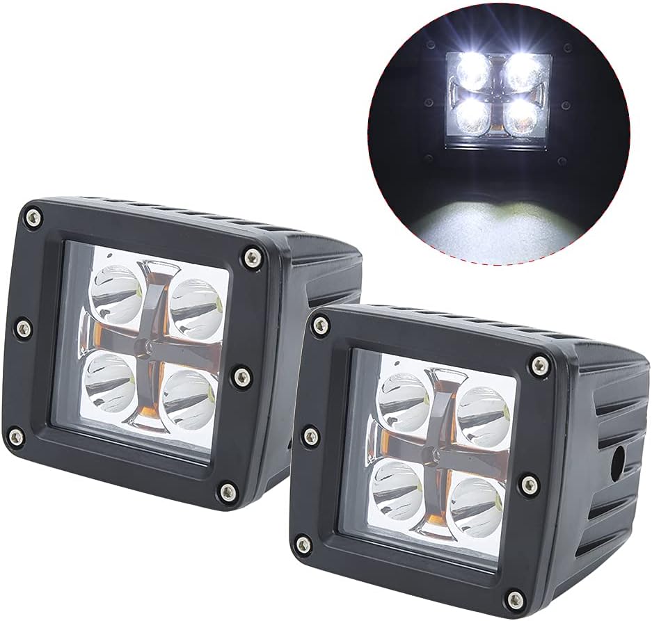 Srliya A Pillar Bracket Kit for LED Light, with Impact STD 810G Compliant Construction, for 2015 2019