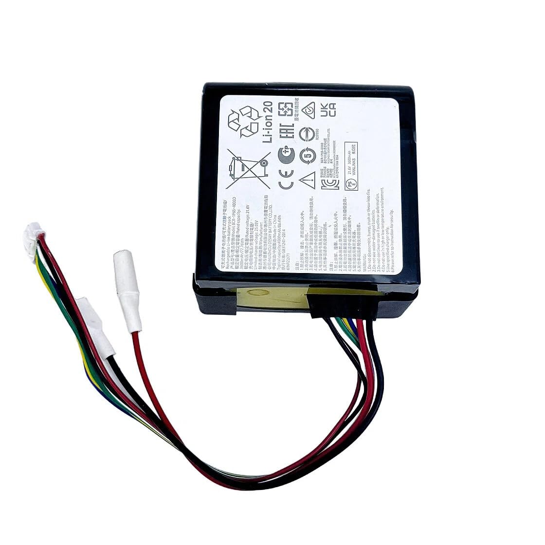 21.6V 3600mah Battery of The Robo Rock Washing and Mopping Machine Lithium Batteries for Robo rock's Dyad Pro WD2H1A A10/A10plus Models