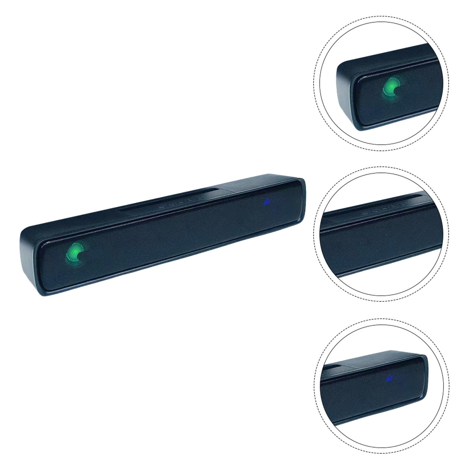 TOPBATHY Altavoz Portátil Inalámbrico 5.0 Negro de 5w FM y Aux In