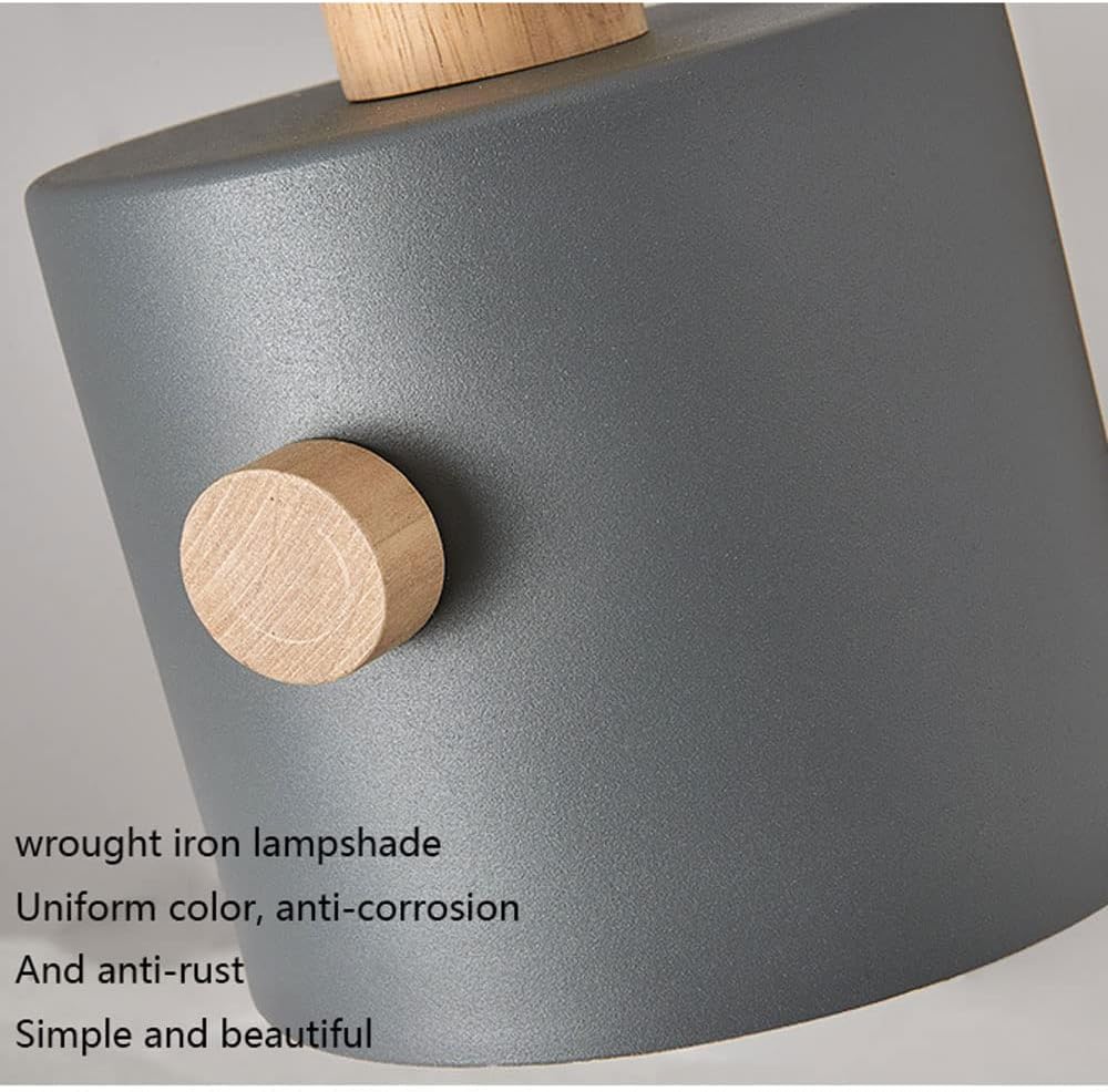Modern Minimalist Color Metal Shade Pendant Lamp for Porch Lamp in Wood Finish Ceiling Chandelier Light for Kitchen Island Hanging Light for Hallway Lamp 13 Cm