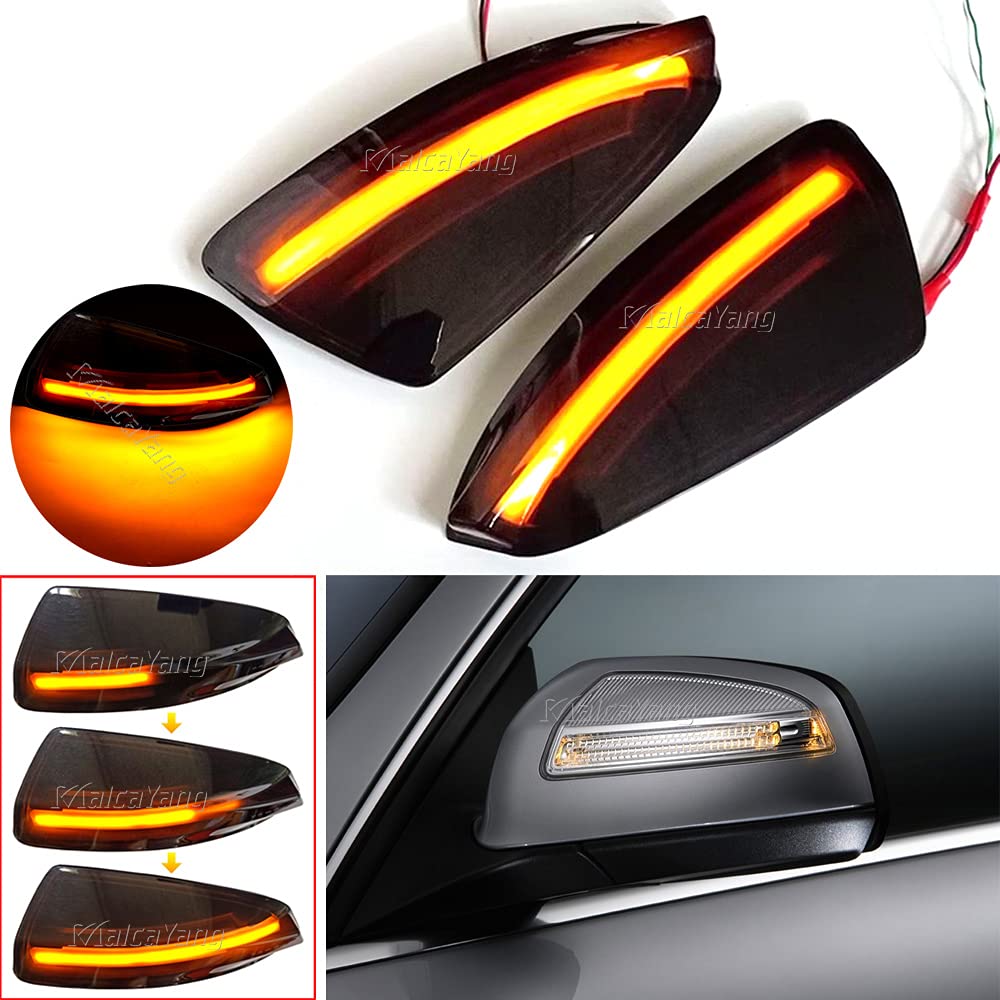 dinamiche indicatori di direzione una coppia specchio luci led per Classe C W204 S204 C300 C350 C63 Viano W639 Vito Bus W639