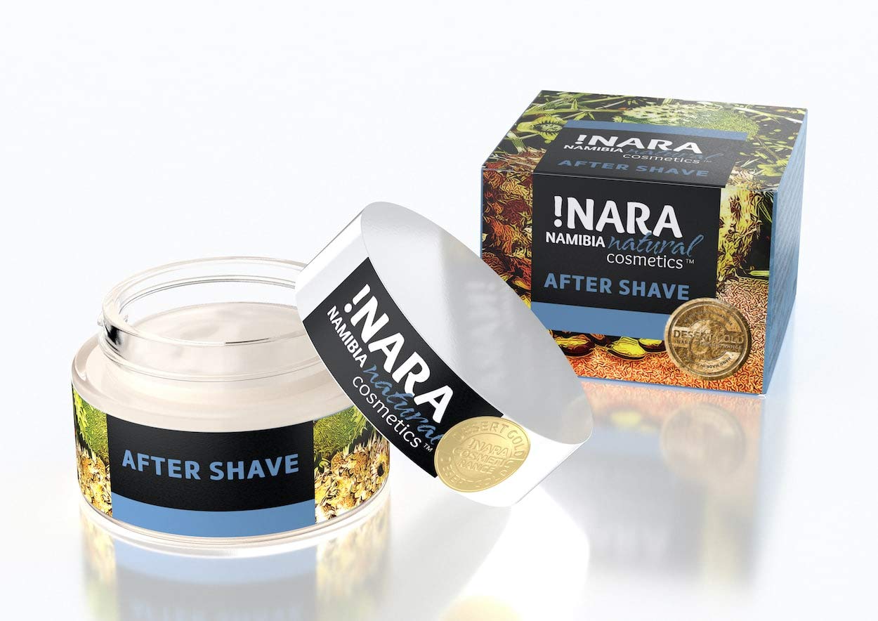 Nara After Shave Creme, Naturkosmetik, pflegende Creme für Herren gegen Hautrötungen und Irritationen (1x50 ml)