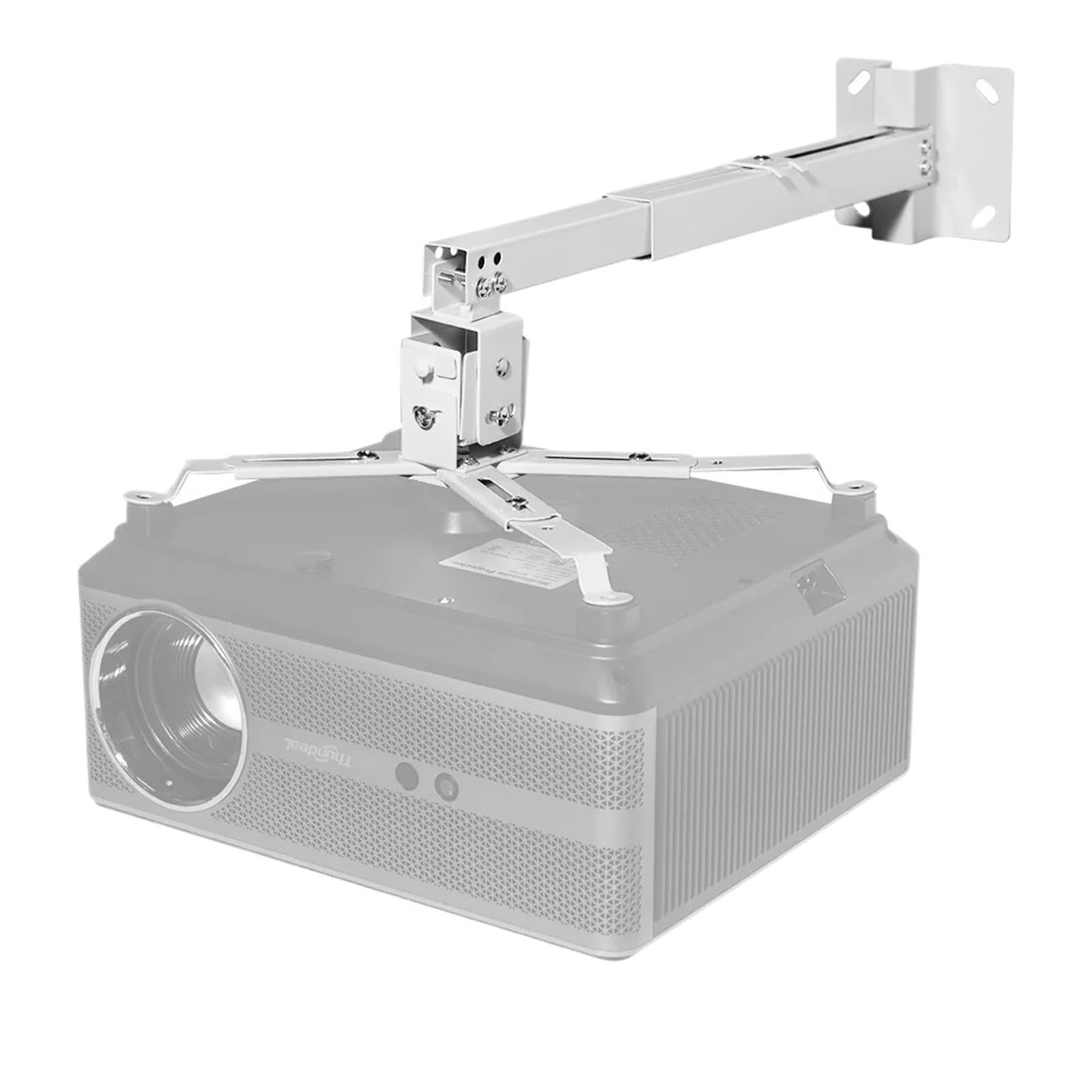 Soporte de techo ajustable para proyector con extensión de 50 a 100 cm y anclaje universal 7