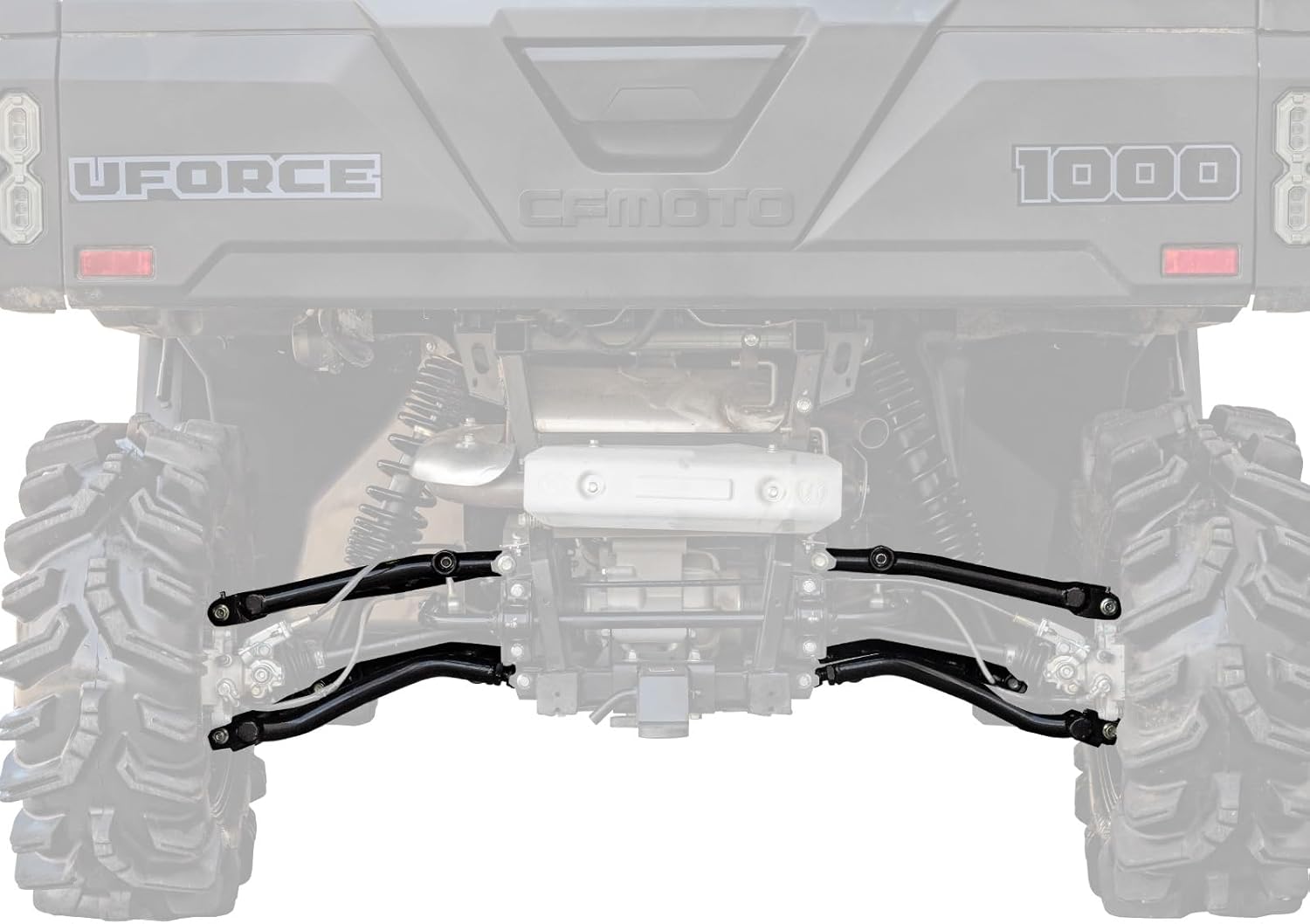 SuperATV CFMOTO UForce 1000 High Clearance 1.5 Rear Offset A-Arms