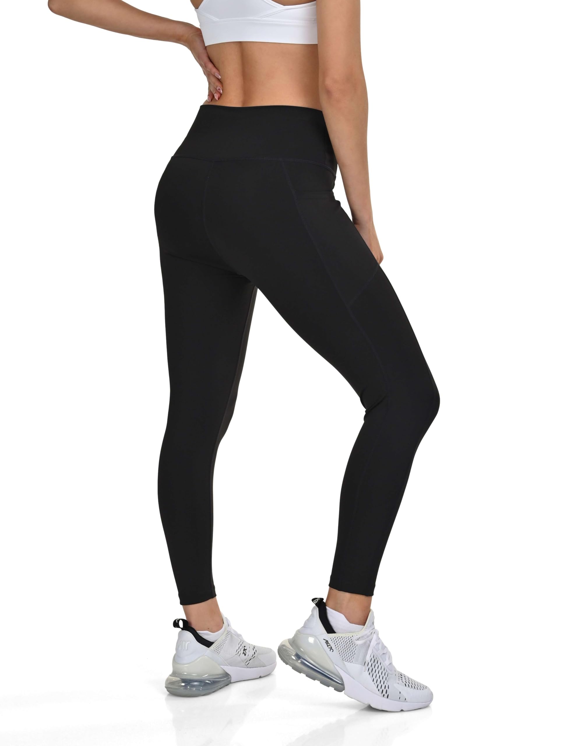 TCA Sport Leggings für Damen - Sport Leggins 7/8 mit Taschen - Sportleggins für Damen Lang High Waist - Yoga Leggings - Sportleggings Blickdicht - Sportkleidung Frauen