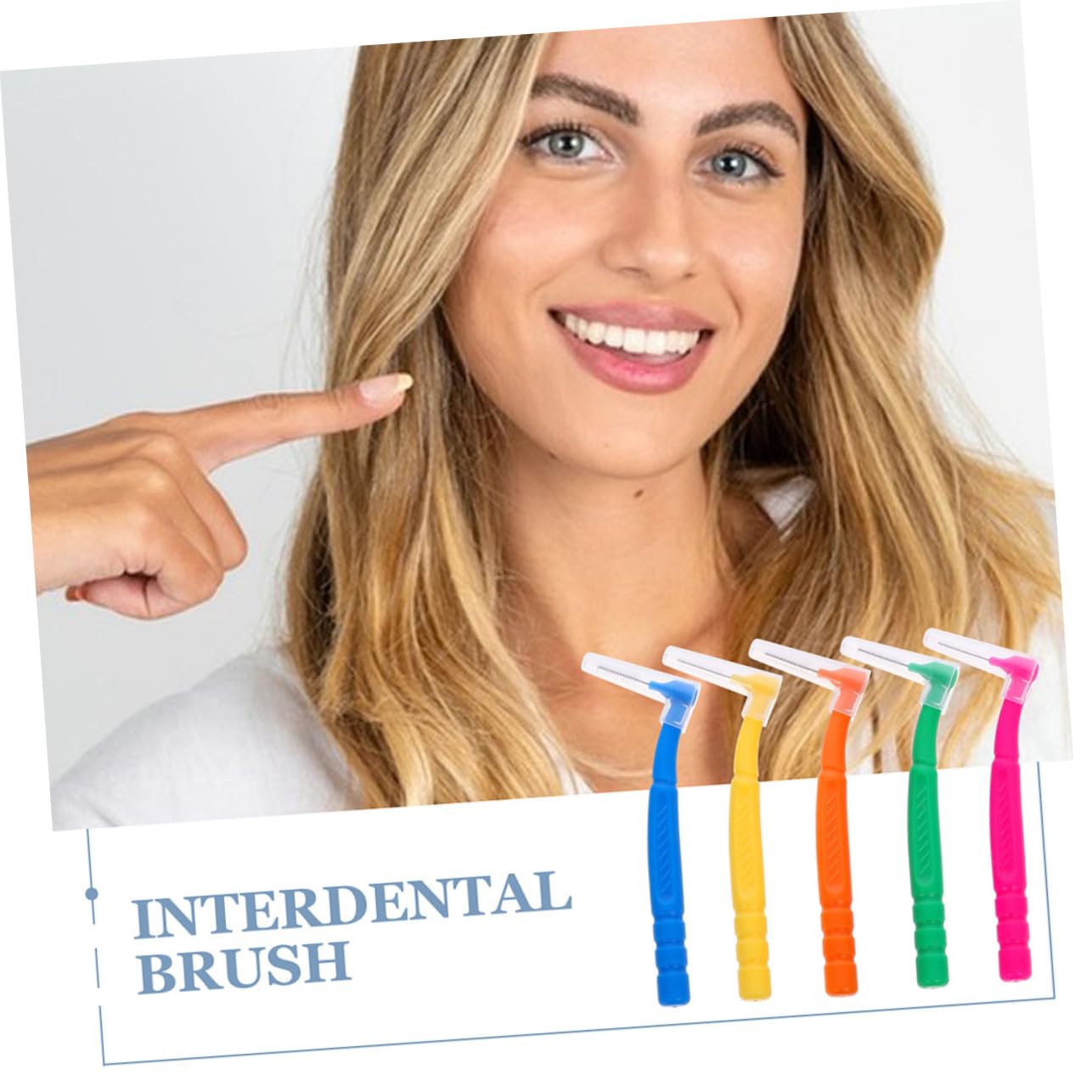 5 Series Cepillo Limpiador Interdental Cepillo Limpiador Interdental Oral Diente Portátil Alcance s De Multipack Viaje Delgado De 30 piezas x 5