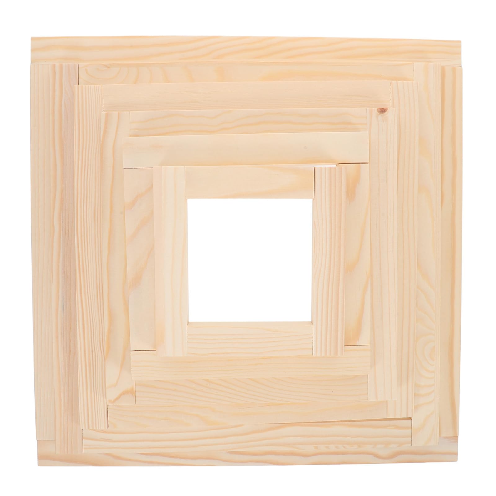 Garneck 24 Pezzi Barre Telai Ricamo in Legno per Principianti, Set