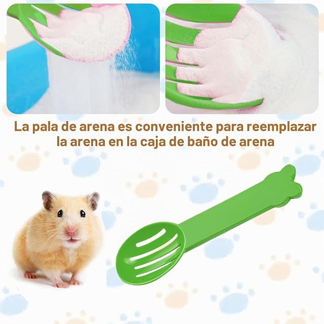 Foto 6 de 7 de Nizirioo Baño de arena transparente para hámster
