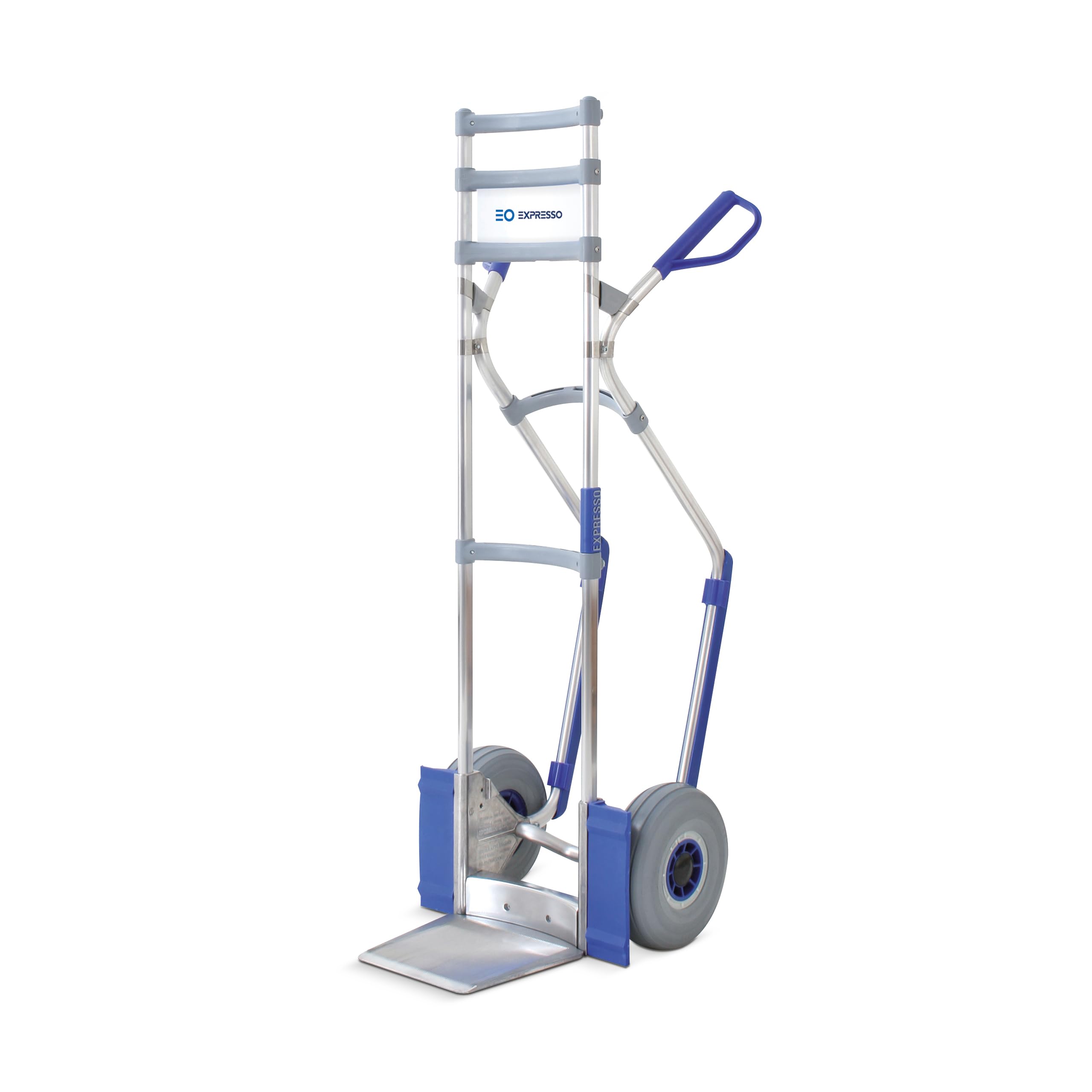 Vollmontierte EXPRESSO Alu Profi-Sackkarre AE201125 für Getränkekisten und Fässer / 250kg / Vollgummireifen/Schaufel L 24,5 x B 22 cm